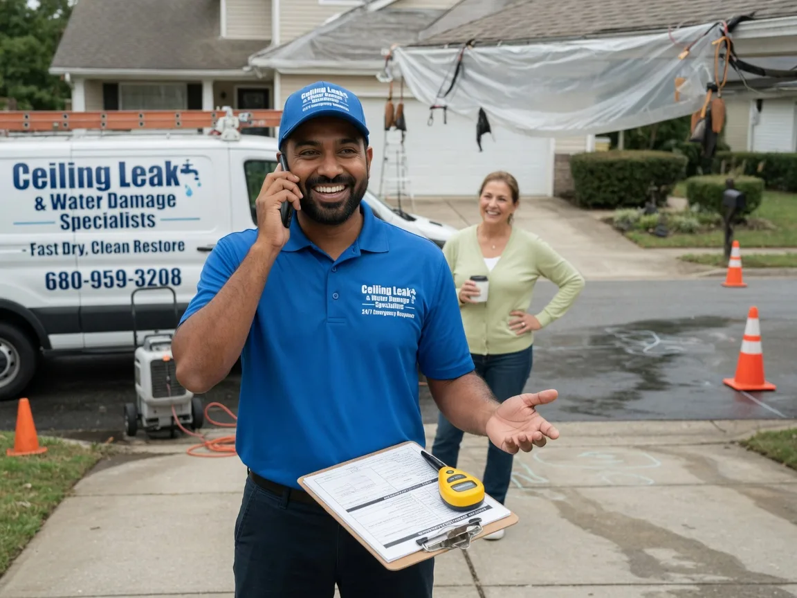 Ceiling Leak Cleanup Rocky, OK FAQs